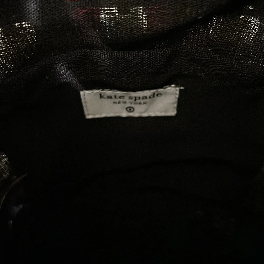 Kate Spade x Target NWT Pearl Embellished Wicker Basket Bucket Bag - Picture 11 of 12